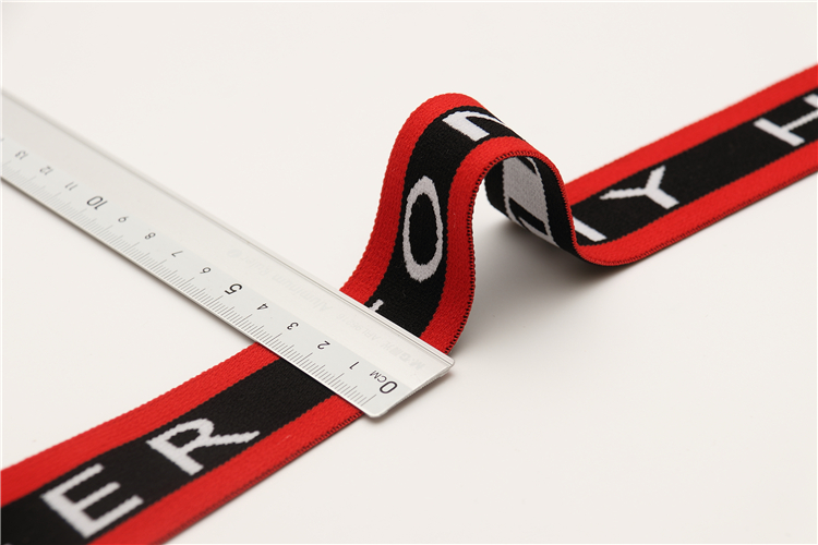 OEM/ODM textile bra jacquard nylon polyester elastic waist band webbing tape strap