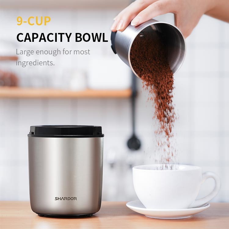 Small Blade Custom Coffee Grinder CG725 Wet Dry Use Removable Battery Powered Burr Grinder