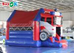 Commercial Inflatable Bouncy Castle Fire Truck Inflatable Bounce House With