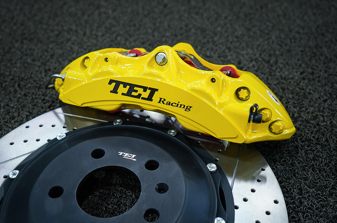 TEI Racing BBK P60NS 6 Piston Forged two-pieces Caliper Brake Kit For Audi A6 19 Inch Wheel Front