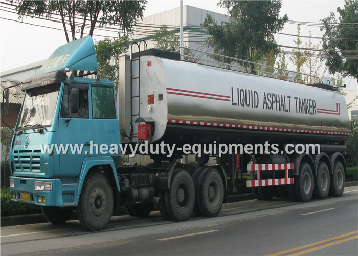 Intelligent Asphalt Distributor with computerized control system and two diesel burner heating system