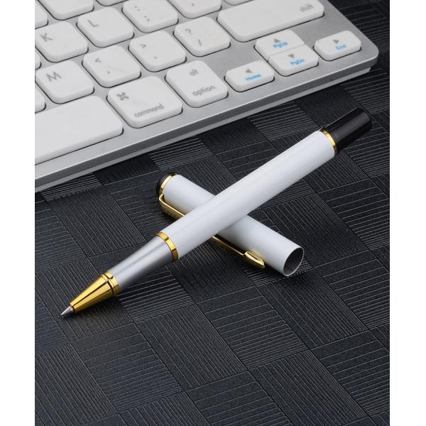 Customized Logo Luxury Metal Roller Fountain Pen for Men Heat Sensitive Erasable Ink