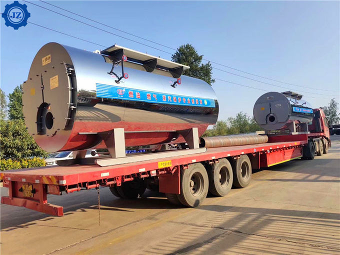 1000 Kg 1 Ton Natural Gas Fired Steam Boilers Horizontal For Food Sterilization