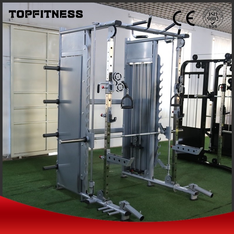 Commercial Gym Multi-Function Cable Crossover Zero Gravity Smith Machine