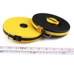 30m 100ft Fiberglass Survey Tape Measure Dual Sided For Land Surveying