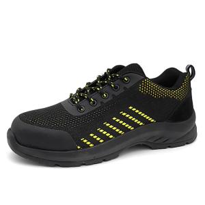 China Anti Puncture Running Safety Shoes Custom Sneakers Safety Shoes Black wholesale