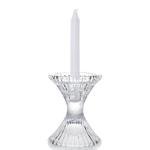 Hot sales customized clear crystal glass candelabra candlestick holder