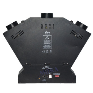 Three Heads 5ch Dmx Flame Thrower Stage Fire Machine durable