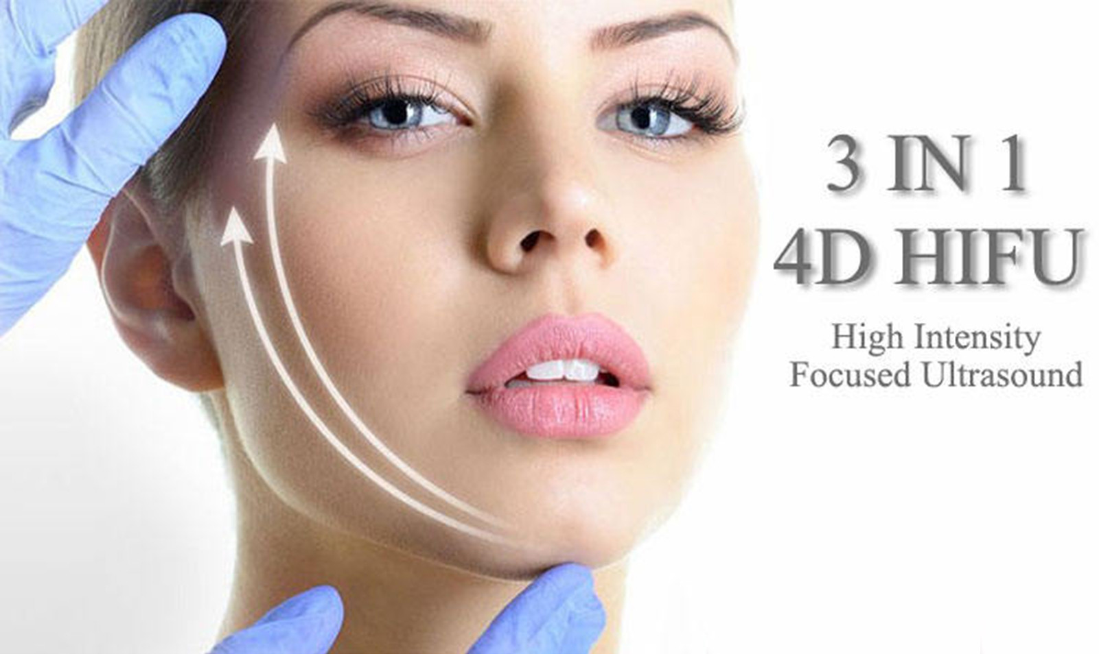 Breast Pulling 4D HIFU Anti Wrinkle Machine 12 Lines HIFU Power V Max Lift