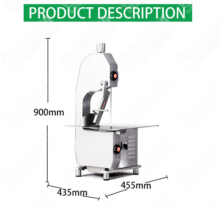 Professional High Speed Electric Meat Cutting Stainless Steel Bench Bone Saw Machine With Ce Certificate