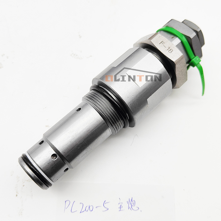 Excavator Parts Main Relief Valve For Excavator PC200-5 Guaranteed and OEM Support