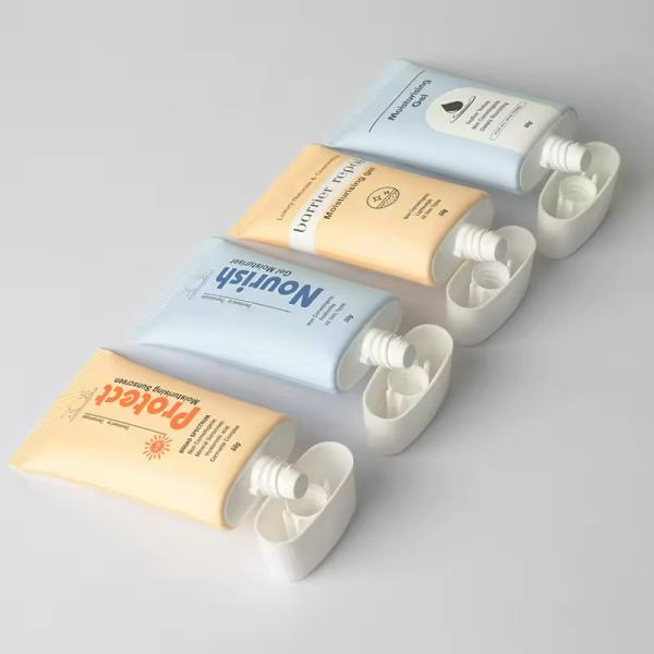 Offset Printing Refillable Cosmetic Tubes Eco Friendly Empty Tube For Cream