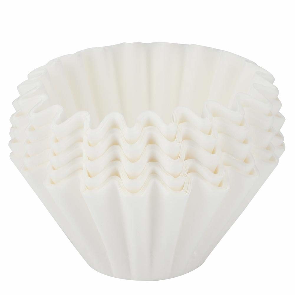 50 Pcs Basket Coffee Filter bleached Disposable Paper Basket For Coffee Maker