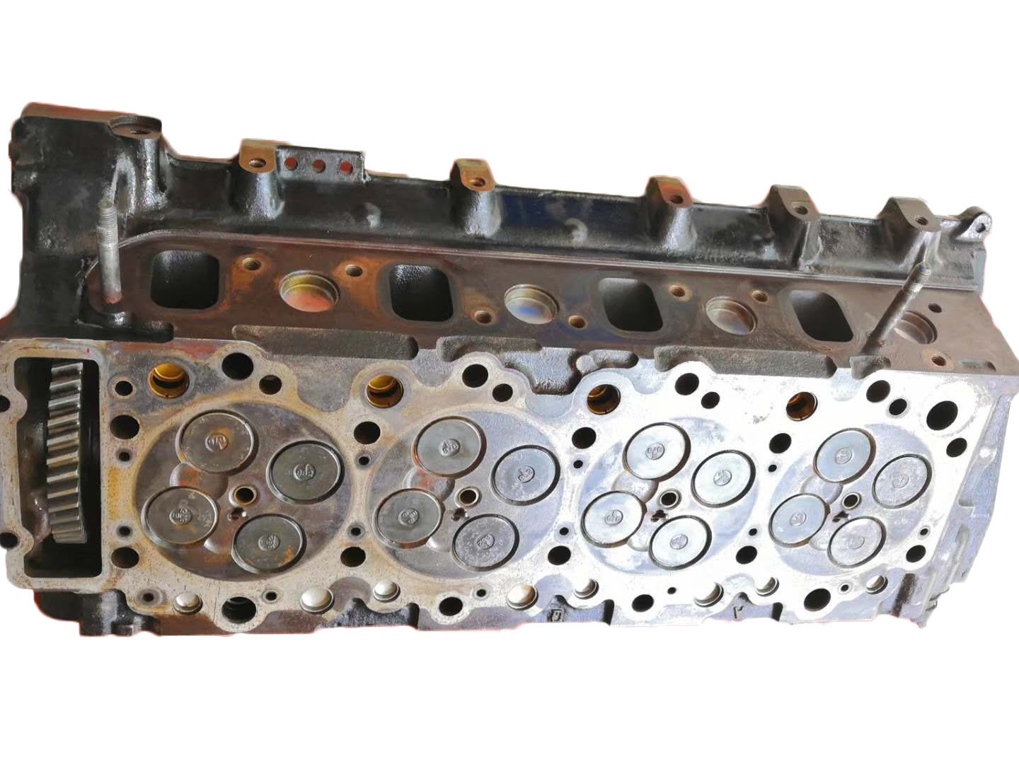 Engine Isuzu 4hk1 Cylinder Head Assembly Disassembly