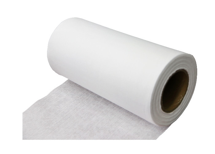 Wet Wipes Soft White Cotton Cloth , Spunlace Non Woven Fabric 8.5cm-2m Wide