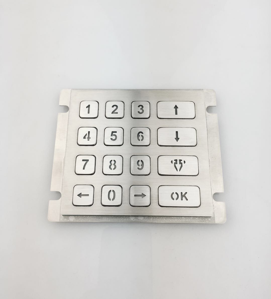 IP65 4X4 vandal resistance stainless steel illuminated keypad