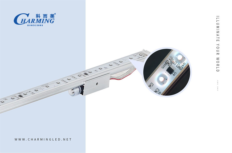 DV24V Bar Outdoor LED Tube Light U20 SPI Control Multipurpose