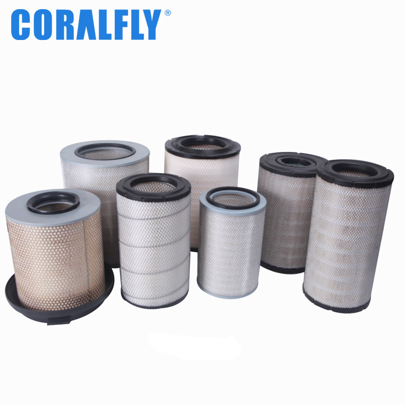 Coralfly Diesel Engine Excavator Truck Fleetguard Air Filter Af409k