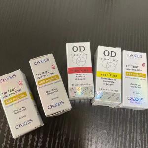 China CAXXIS Pharmaceutical Laser Cardboard 325gsm Hologram 10ml Bottle Boxes wholesale