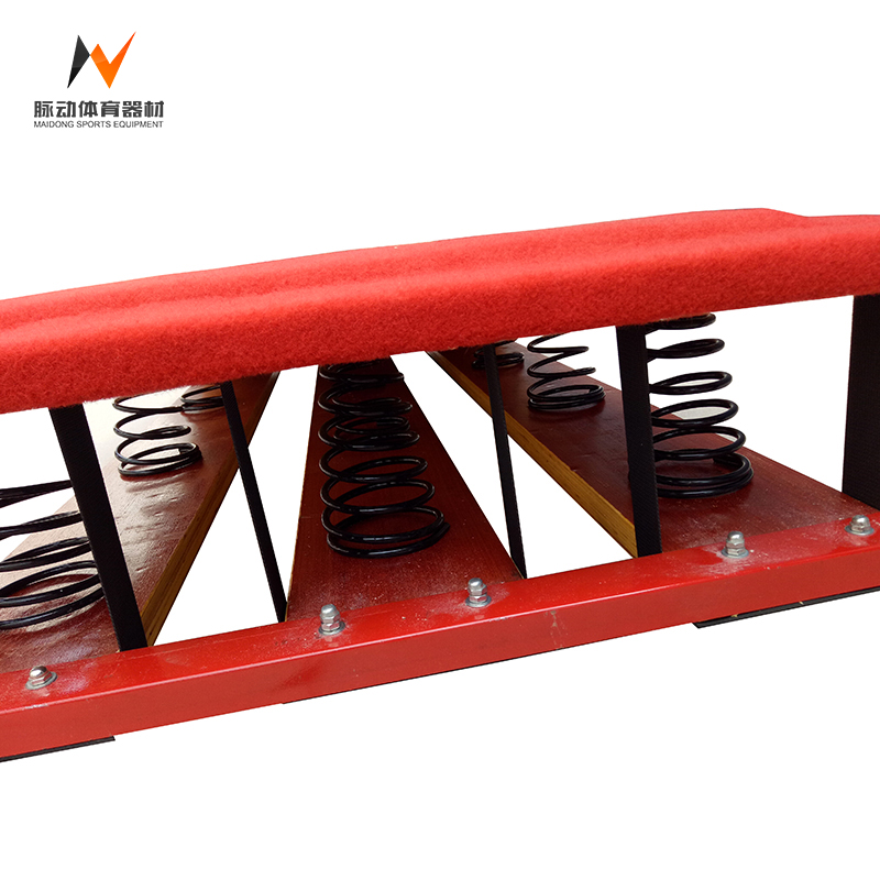 Sturdy Red Gymnastic Springboard For Sports Training Equipment