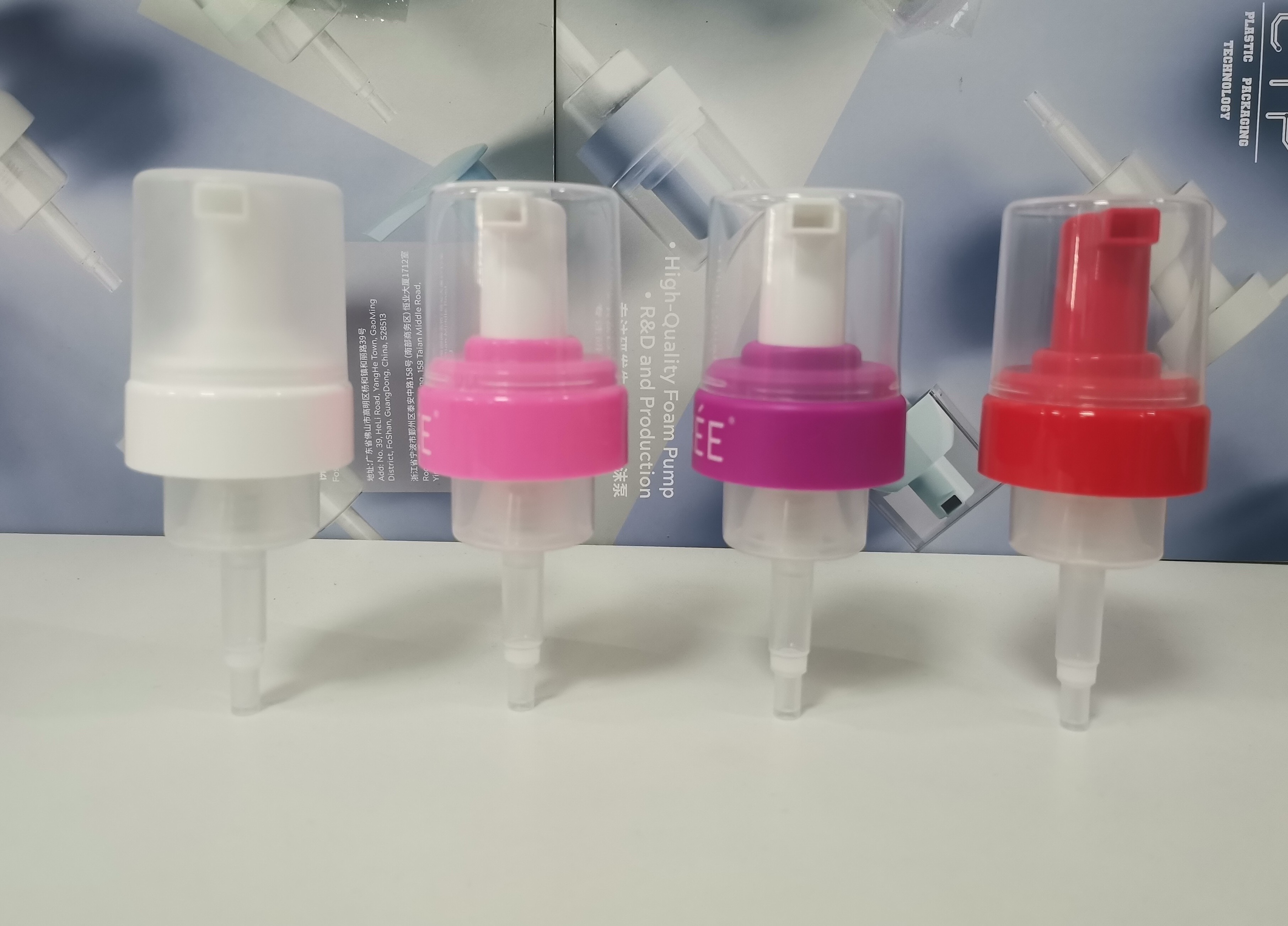 Foam Bottle Pump With 0.8cc/1.2cc/1.5cc Output For 43/410 Bottles