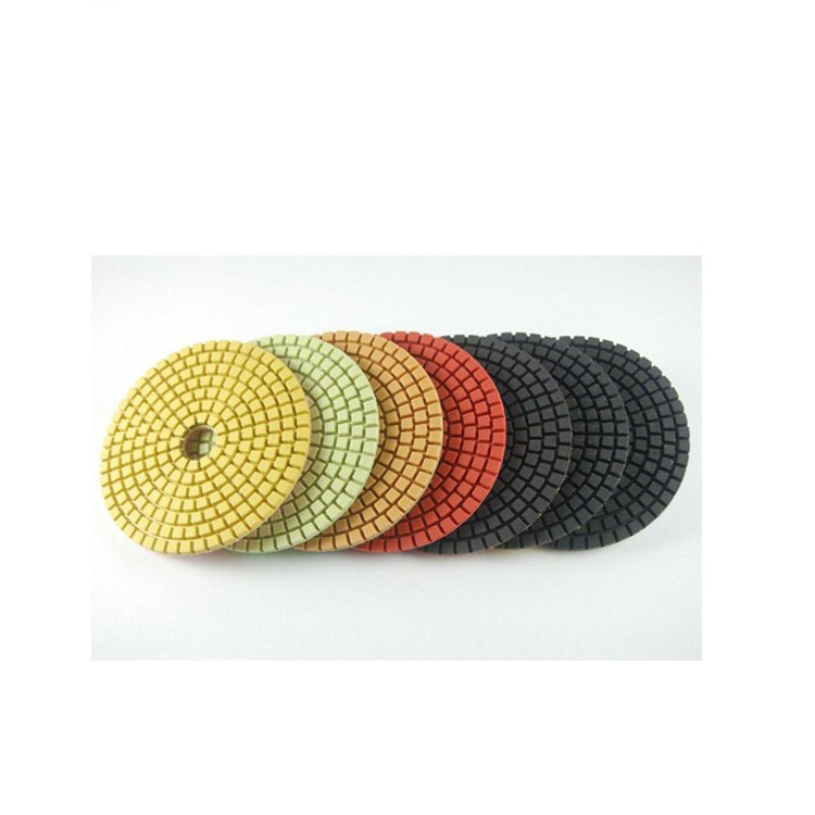 100mm Flexible Concrete Polishing Tools / Wet Diamond Polishing Pads