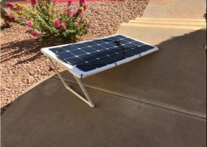 China High Efficiency 100W Semi Flexible Bendable Solar Panel on sale