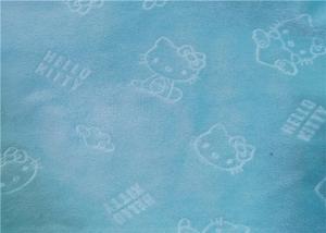 China Warp Knitted Velvet Embossed Minky Velboa Fabric wholesale
