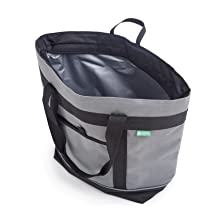 Gray Insulated Cooler Bag HD Thermal Soft Sided Insulated Cooler