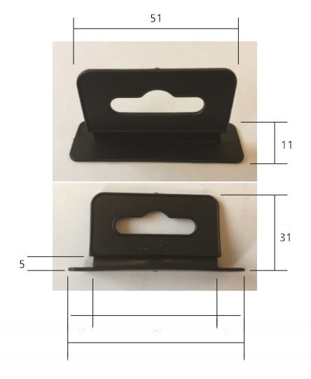 plastic hang tab