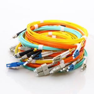 China Duplex Multimode OM4 2 Meters 50/125 LC Fiber Optic Patch Cord wholesale