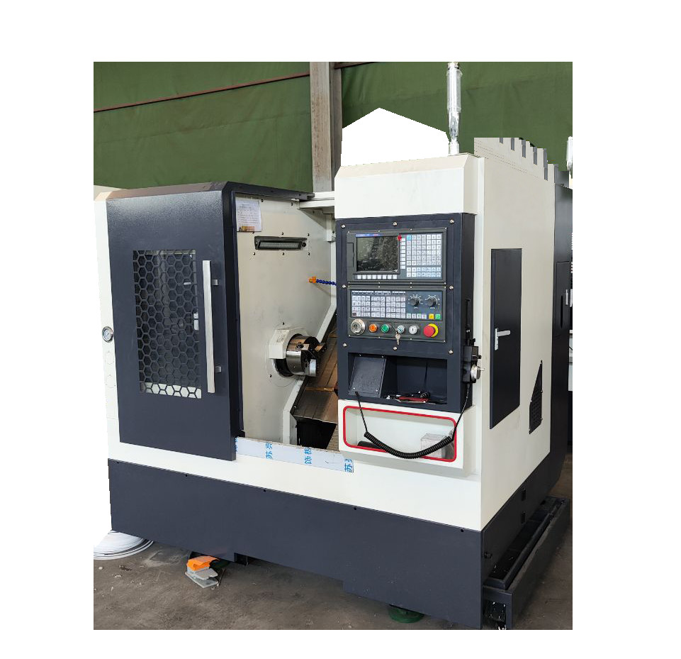 Small Size TCK40 Slant Bed Machine CNC Gang Type Tool Holder