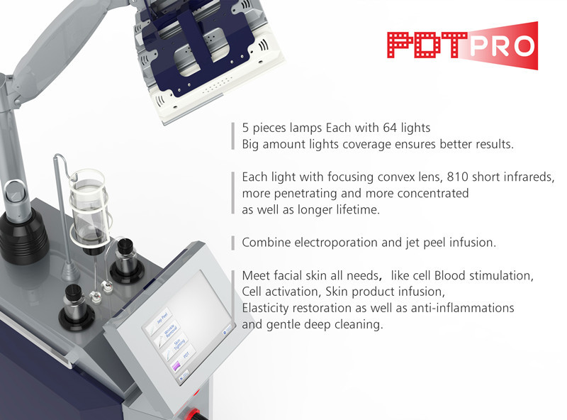 No Side Effects Photodynamic Therapy Equipment With 8" LCD Touching Screen
