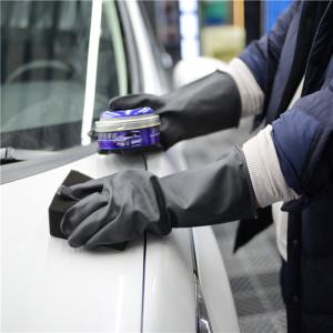 China Tear Resistant Heavy Duty Long Rubber Gloves , Rubber Safety Gloves wholesale