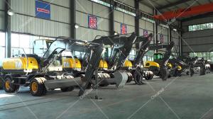 China Multifunction Large Hydraulic Excavator 8.5 Tons Wheeled Wood Grabber Excavator wholesale