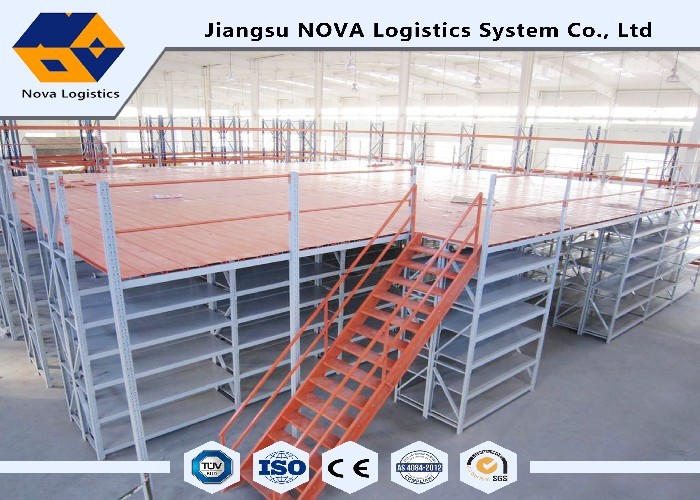 Customized Cold Rolled Structural Rack Supported Mezzanine For Logistics