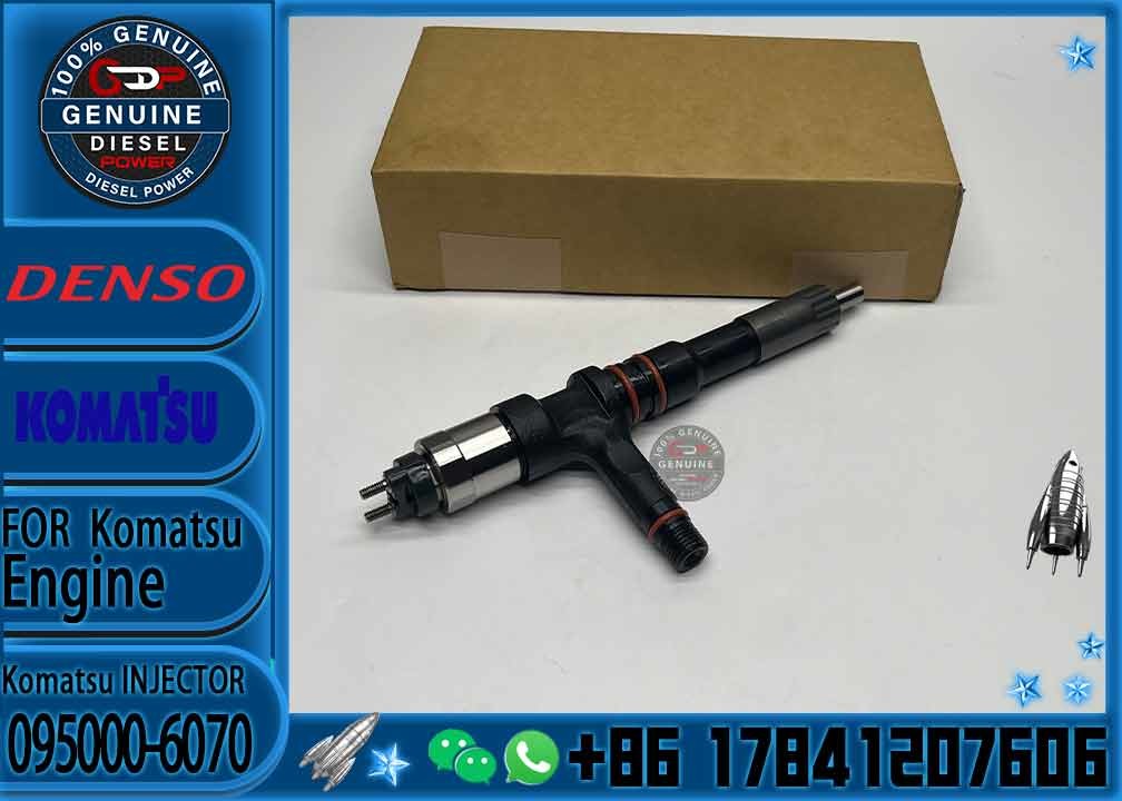 Excavator Diesel Engine Repair Parts 095000-6070 Injector 6251-11-3100 SAA6D125E Engine Fuel Injector PC400-8 PC450-8