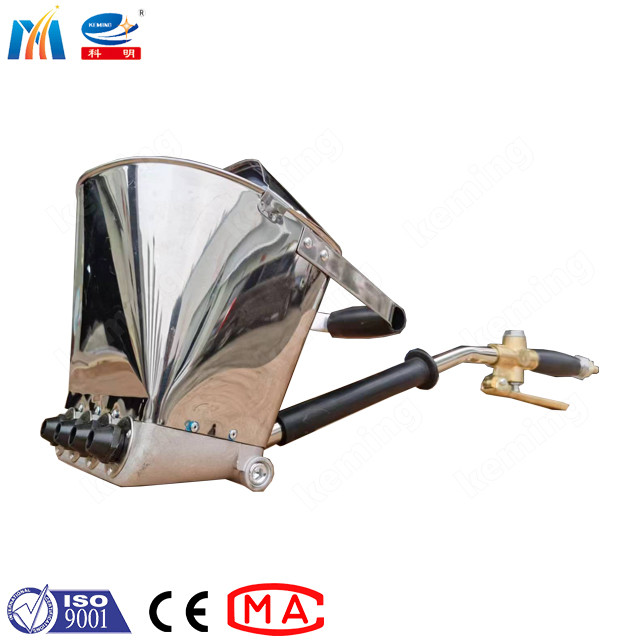 Air Force Mortar Spray Machine Hand Hold Plastering For Wall Putty Plaster