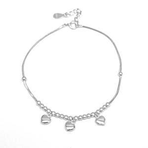China Luxury Silver Cubic Zirconia Bracelet , Unique Silver Chain Bracelet wholesale