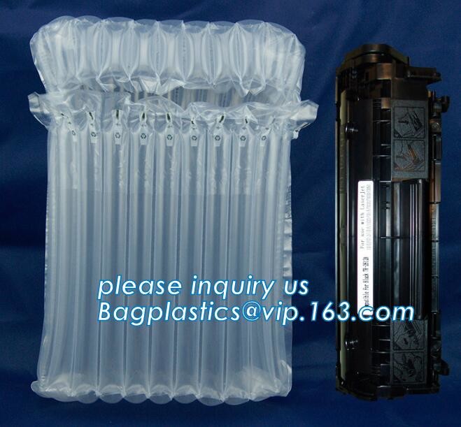 Safety Fill Plastic Inflatable Air Cushion Bubble Protection Packaging Bag, Strapping air inflatable cusioning film bag, voi