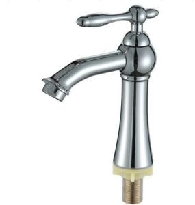 China SUS304 Deck Mounted Bathroom Vessel Sink Faucet Lever Handle Wash Basin Faucet wholesale