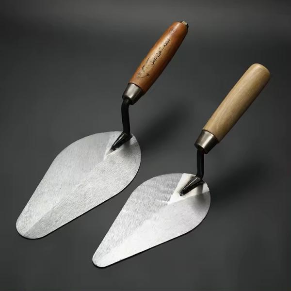 Wooden Handle Round High Carbon Hardened Tempered Steel Pointing Masonry