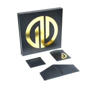 China Custom Logo Luxury Cardboard Packaging Box Black color for DIY Gift Product wholesale