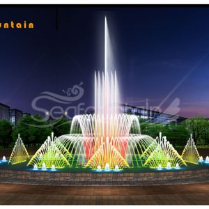 Factory custom made nice-looking music dancing fountain