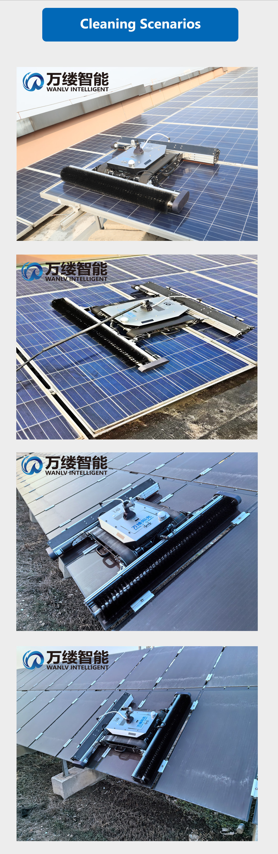 Cutting-Edge Solar Panel Cleaning Robot Revolutionary Solar Panel Cleaning Solution for Enhanced Power Generation