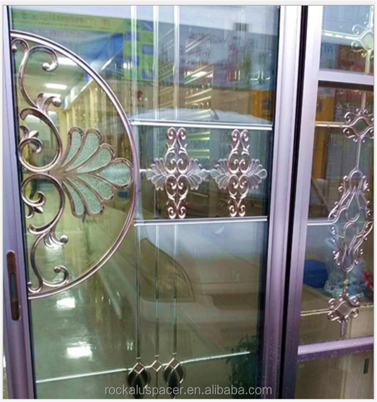 New design georgian astragal bar flower for double glaze glass sliding door windows accessories
