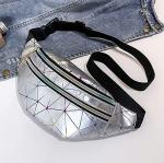 Pu Leather Bum Waist Bag Festival Fanny Pack 3 Zip Pockets Waterproof