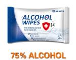 75% Alcohol Sterilized Wet Wipes Personal Antimicrobial Wipe Eco Friendly