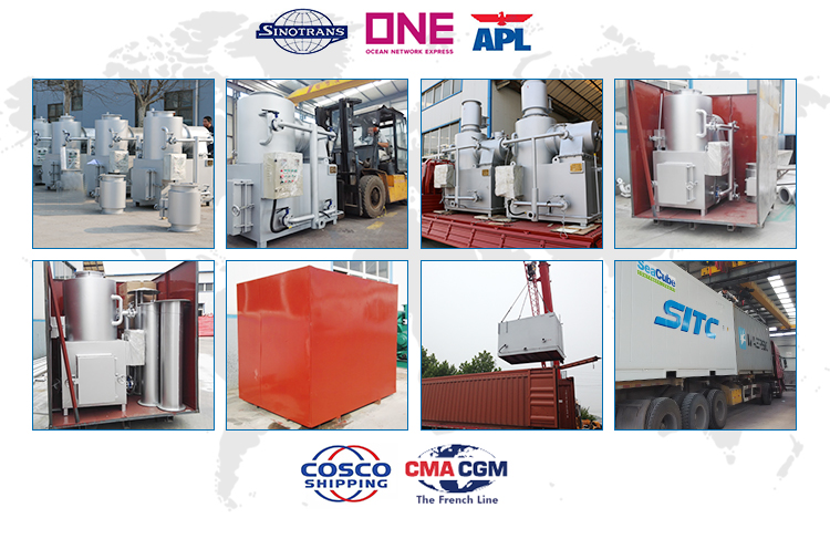Advanced Burner Technology Hazardous Incinerator for Small Poultry Waste Disposal