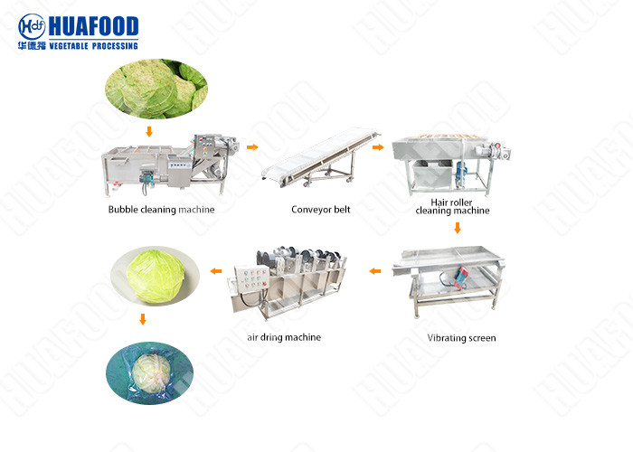 Berry Strawberry Washer Dryer Fruit And Vegetable Processing Line